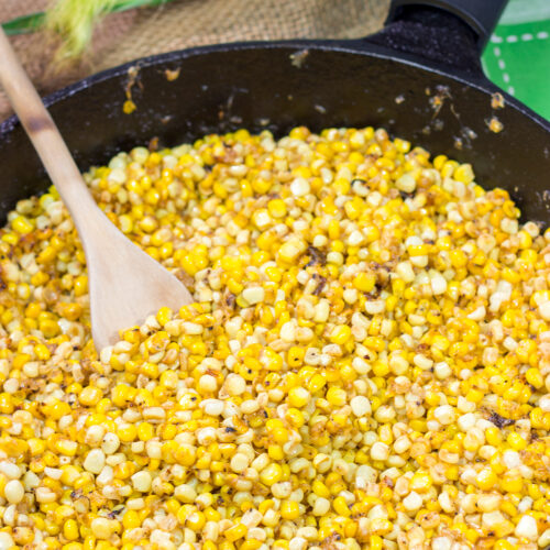 This Southern Fried Corn recipe is an easy and delicious side dish. It's the perfect recipe for summer when fresh sweet corn is in season!