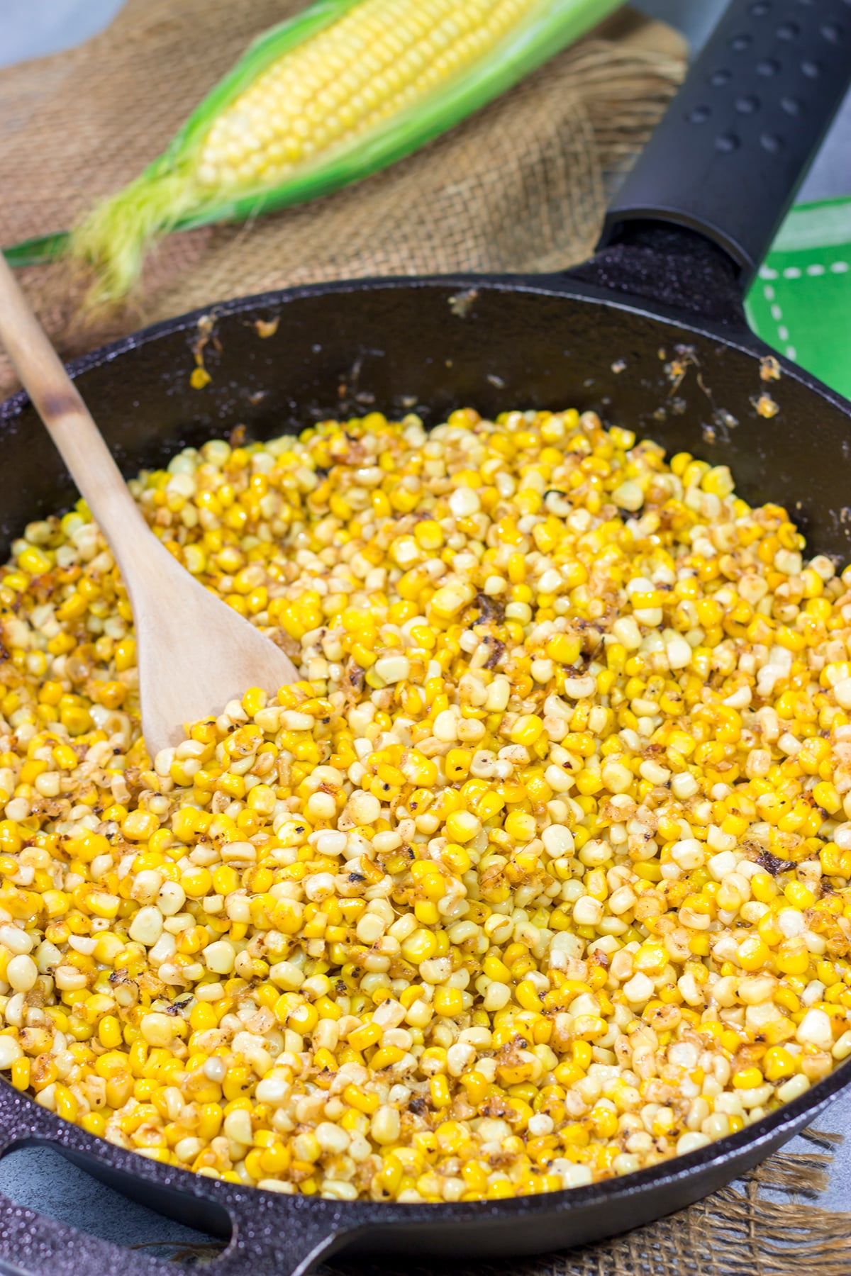This Southern Fried Corn recipe is an easy and delicious side dish. It's the perfect recipe for summer when fresh sweet corn is in season!