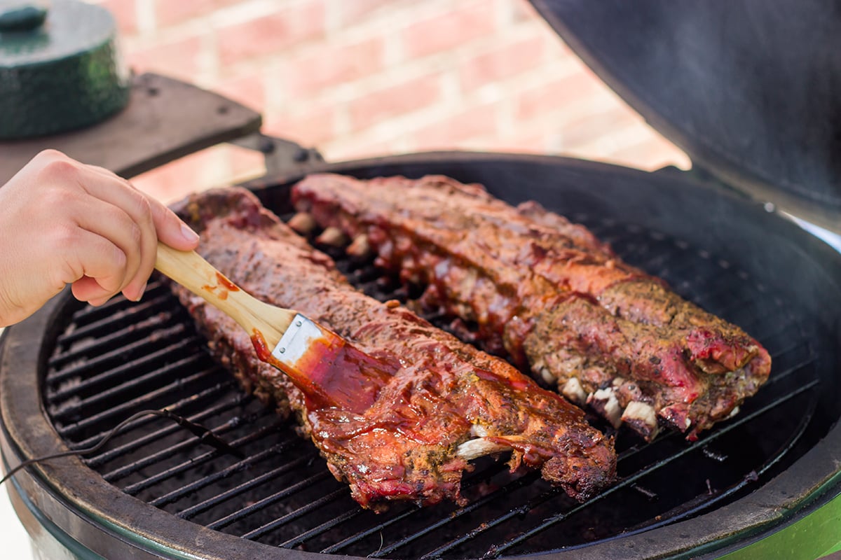 This smoky Bourbon BBQ Sauce is a tasty combination of sweet and spicy. Refrigerate it for a day or two before brushing on ribs, brisket or grilled chicken!