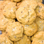 These Bourbon Chocolate Chip Cookies are perhaps the best cookie ever! They're crispy on the edges, chewy in the middle and packed with flavor. Good luck eating just one!