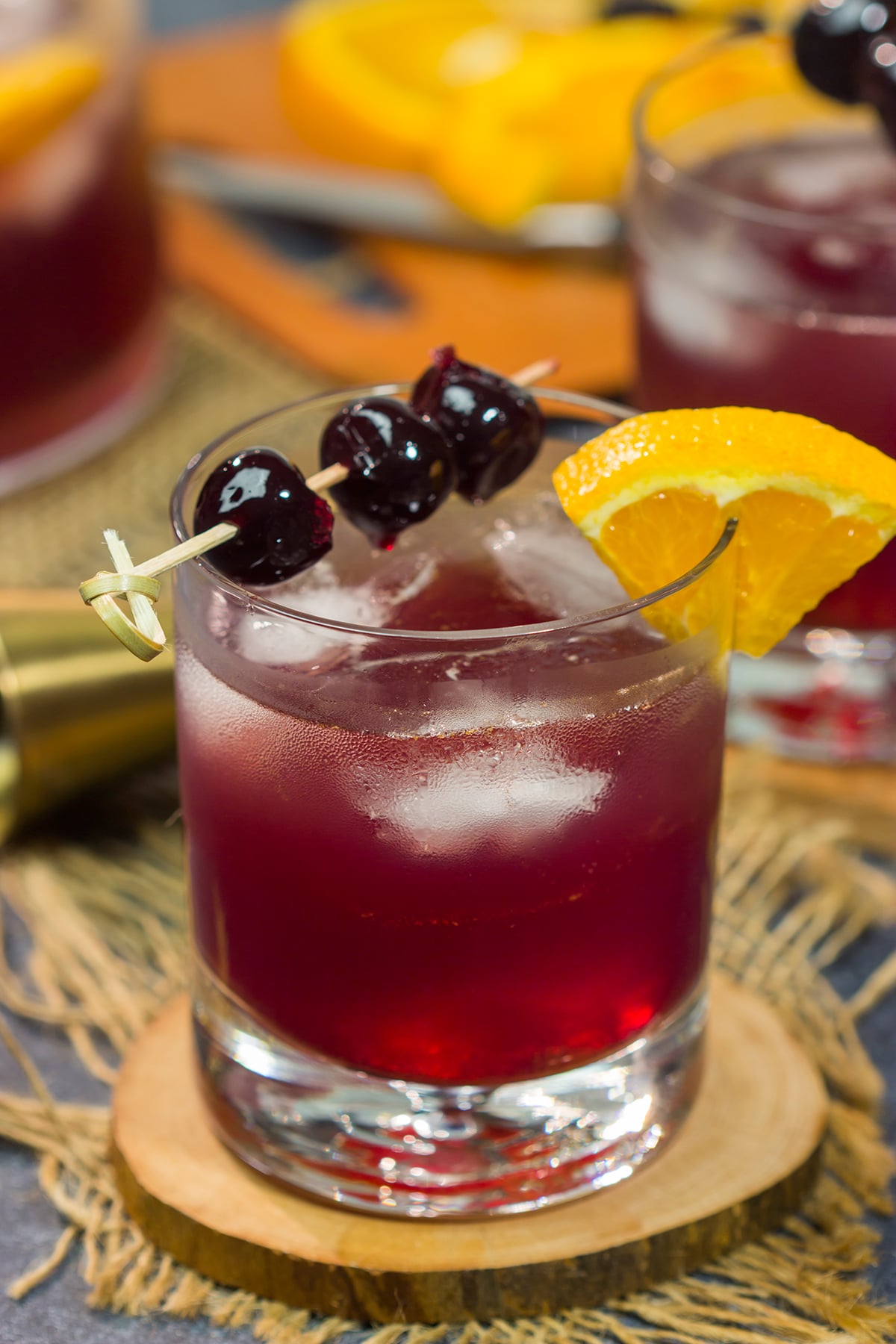 Get into the holiday spirit with a batch of this Bourbon Punch! This whiskey cocktail is easy to make, and it's sure to be the hit of the party.