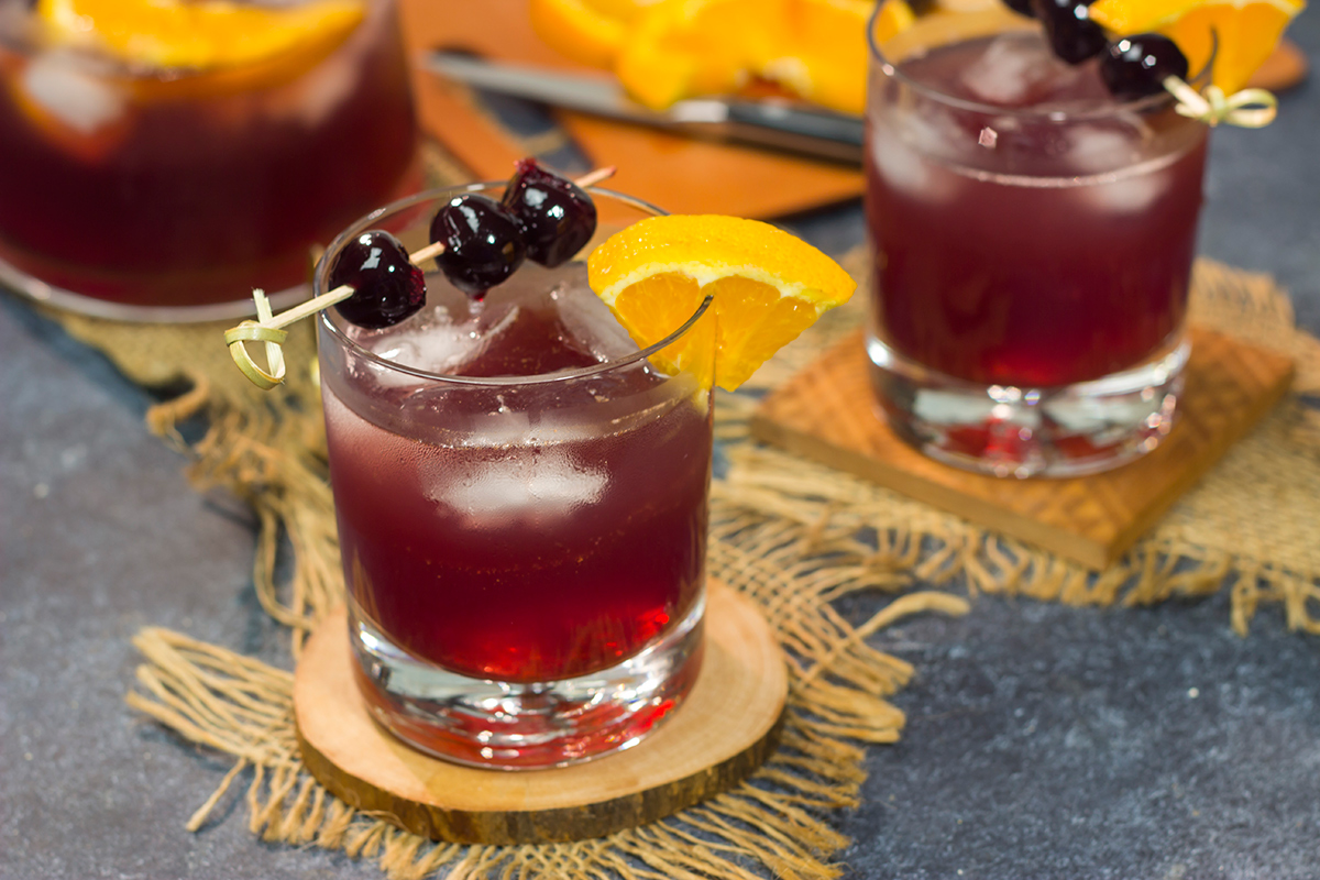 Get into the holiday spirit with a batch of this Bourbon Punch! This whiskey cocktail is easy to make, and it's sure to be the hit of the party.