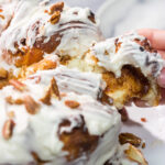 This Pull Apart Cinnamon Rolls recipe features all of your favorite cinnamon roll flavors...in a fun pull-apart version. It's great for overnight visitors or the holiday season!