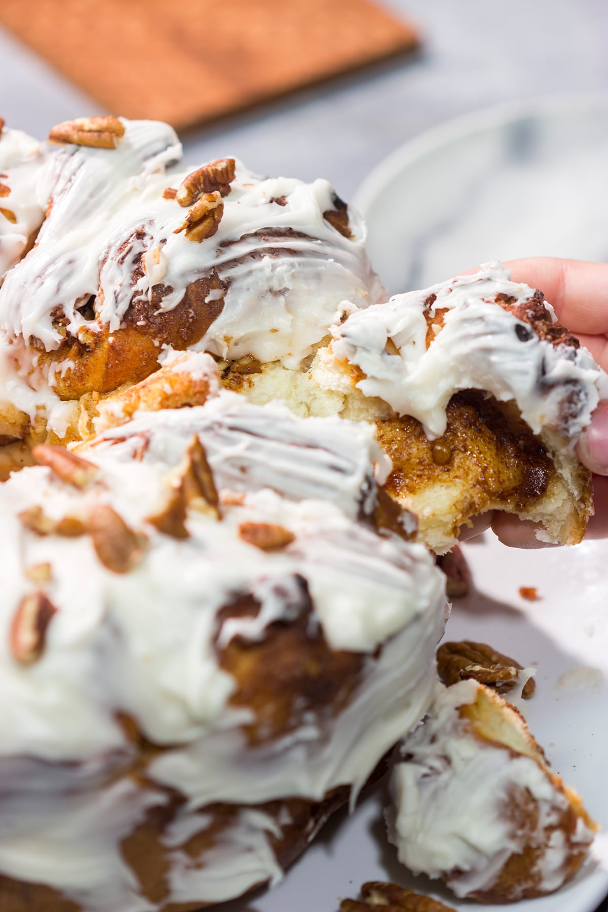 This Pull Apart Cinnamon Rolls recipe features all of your favorite cinnamon roll flavors...in a fun pull-apart version. It's great for overnight visitors or the holiday season!