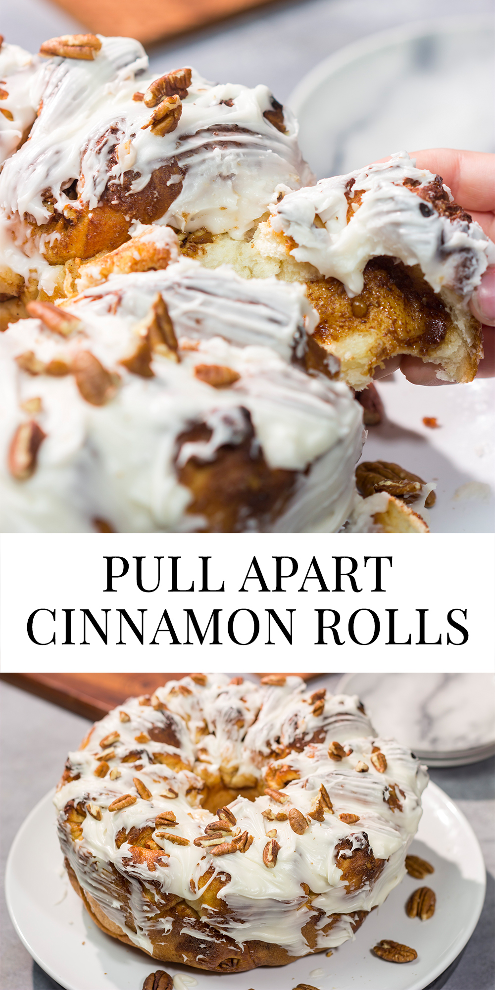 This Pull Apart Cinnamon Rolls recipe features all of your favorite cinnamon roll flavors...in a fun pull-apart version. It's great for overnight visitors or the holiday season!