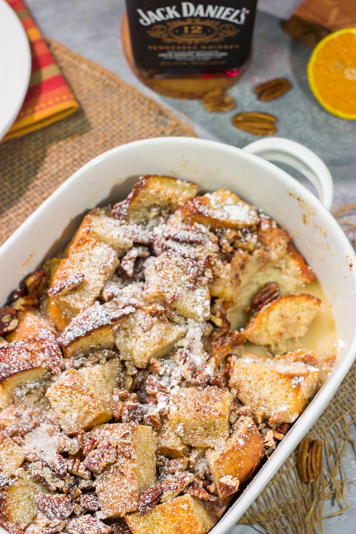 This Bourbon Bread Pudding recipe is simple to make and impressive to serve. Plus, it's delicious!