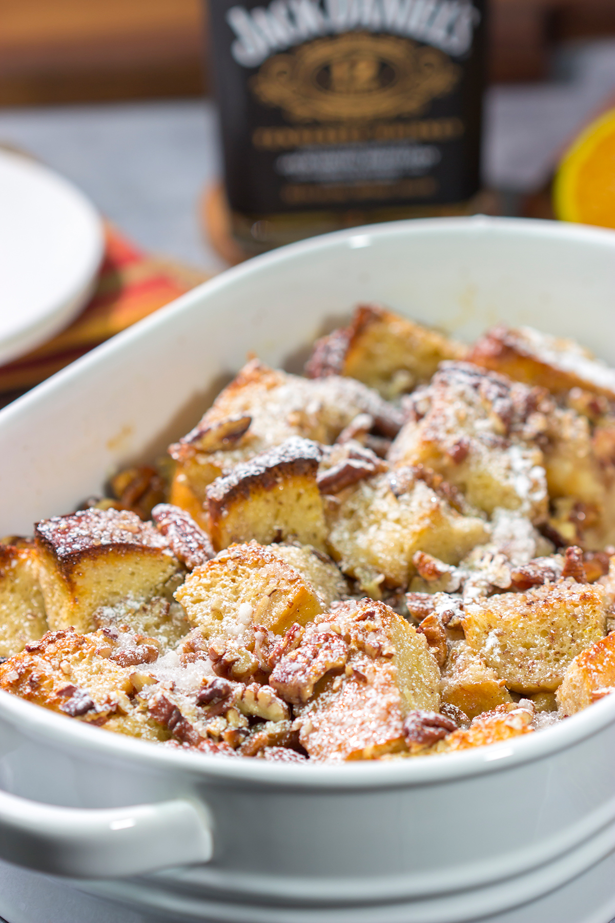 This Bourbon Bread Pudding recipe is simple to make and impressive to serve. Plus, it's delicious!