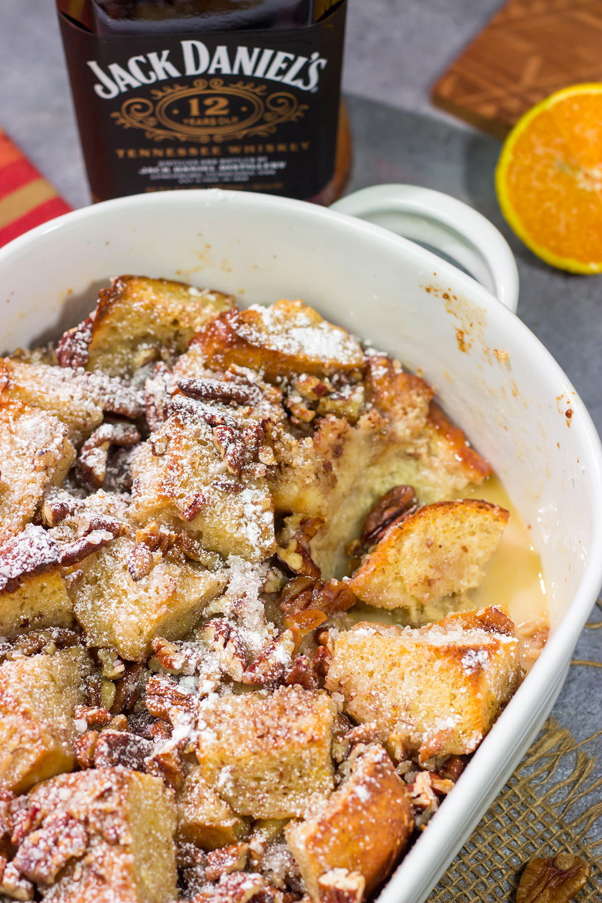 This Bourbon Bread Pudding recipe is simple to make and impressive to serve. Plus, it's delicious!