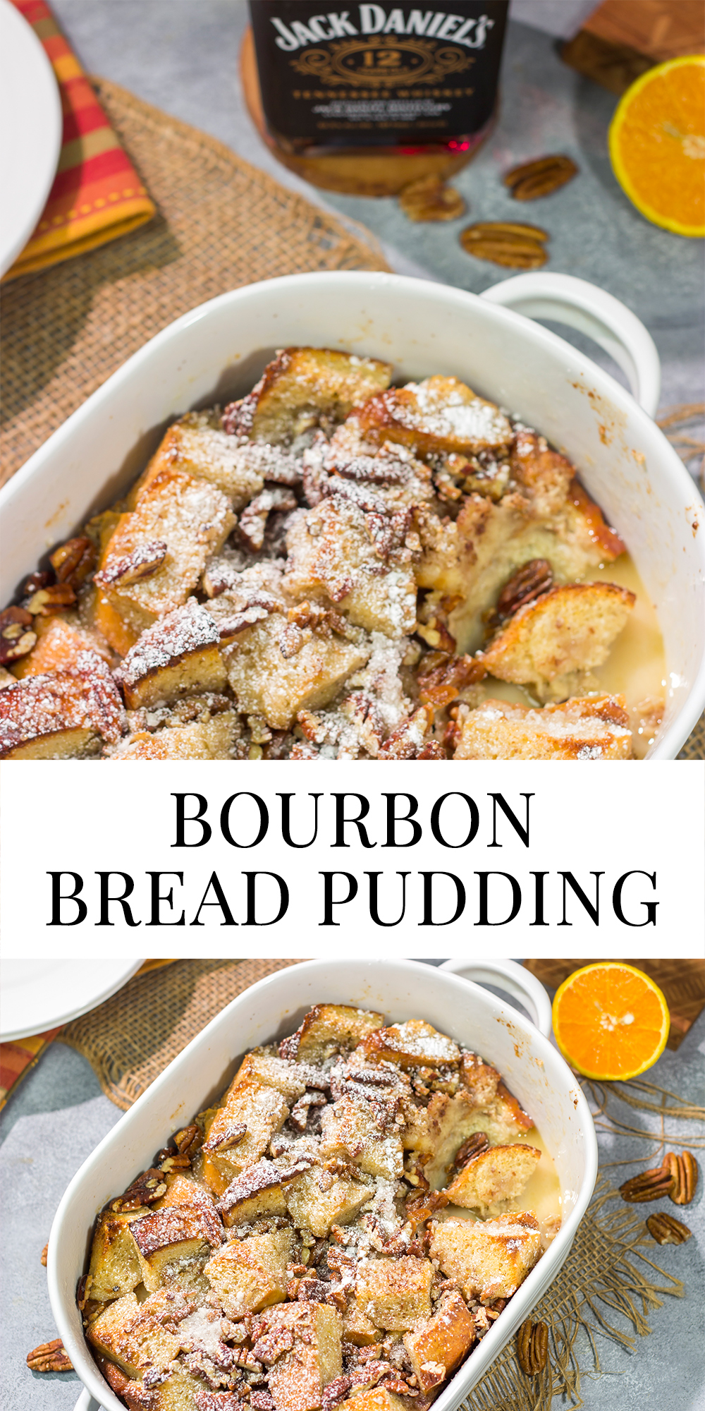This Bourbon Bread Pudding recipe is simple to make and impressive to serve. Plus, it's delicious!