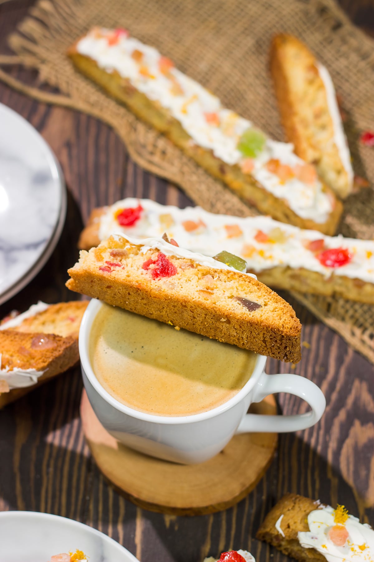 Have you ever tried dipping fruitcake in coffee? This Fruitcake Biscotti recipe turns a traditional holiday cake into a treat that's both tasty and unique!