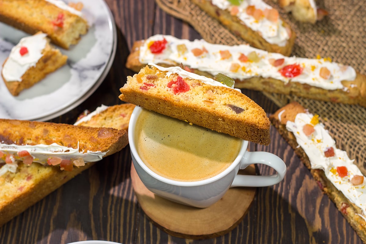 Have you ever tried dipping fruitcake in coffee? This Fruitcake Biscotti recipe turns a traditional holiday cake into a treat that's both tasty and unique!