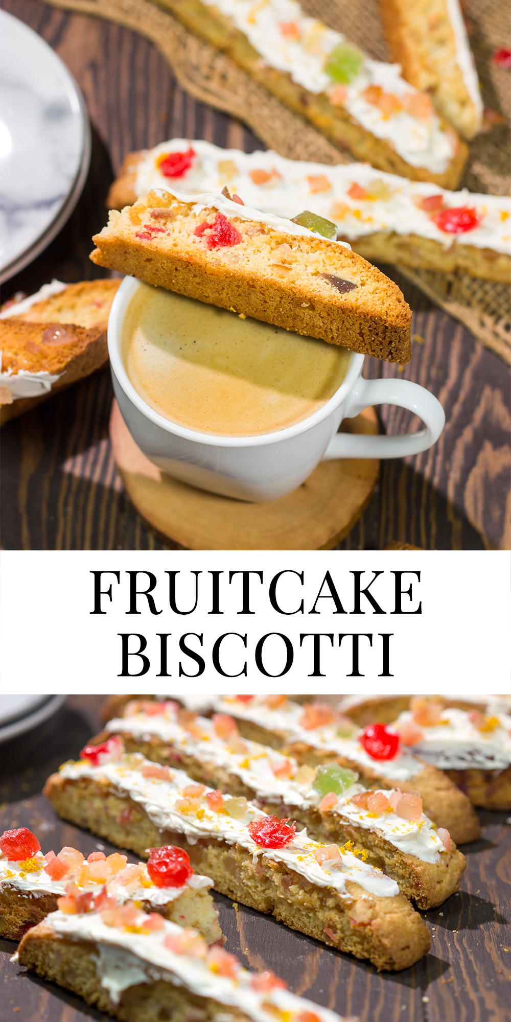 Have you ever tried dipping fruitcake in coffee? This Fruitcake Biscotti recipe turns a traditional holiday cake into a treat that's both tasty and unique!