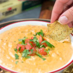 Whether it's a game night or a casual evening with friends, this Slow Cooker Queso is an easy and delicious appetizer that's sure to be a crowd favorite!