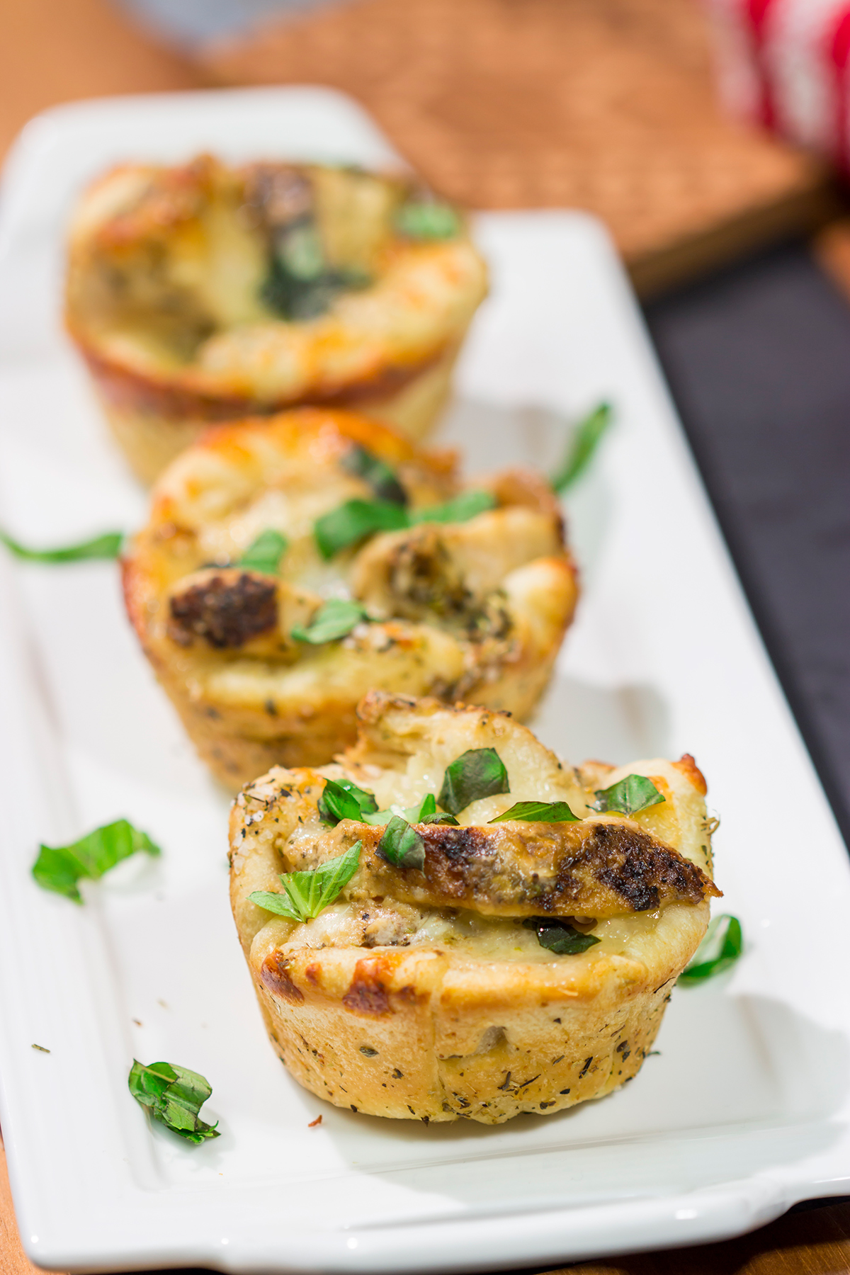 Turn a favorite pasta recipe into a gameday appetizer with these Chicken Alfredo Pizza Bowls. Plus, you get to eat the bowl!