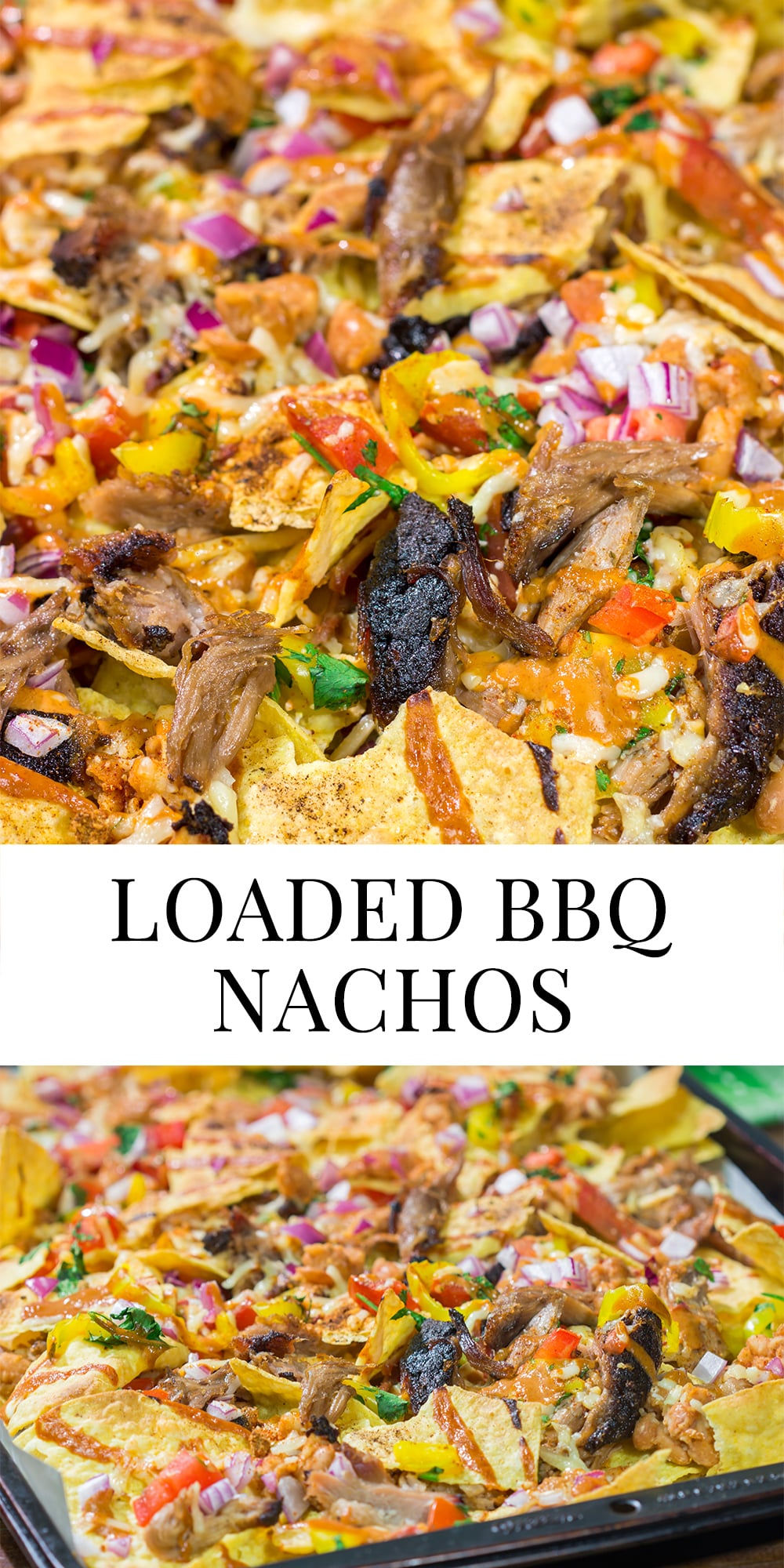 Turn those tortilla chips into a meal by adding smoked meat, BBQ sauce, cheese and all of your favorite toppings. These Loaded BBQ Nachos are a crowd favorite!