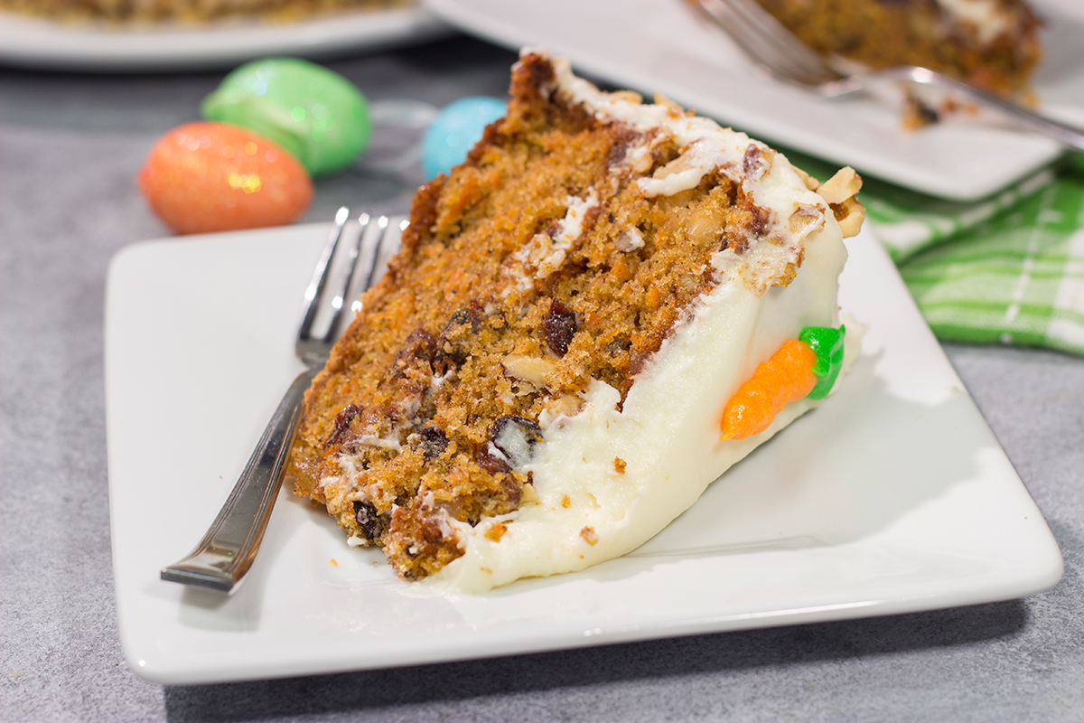 Add a zing to a classic dessert with this Ginger Carrot Cake recipe. This cake includes crystallized ginger for extra ginger flavor - it's delicious!