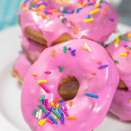 Fan of The Simpsons? Then whip up a batch of these Homer Simpson Donuts! These pink glazed doughnuts are fun...and delicious. D'oh!
