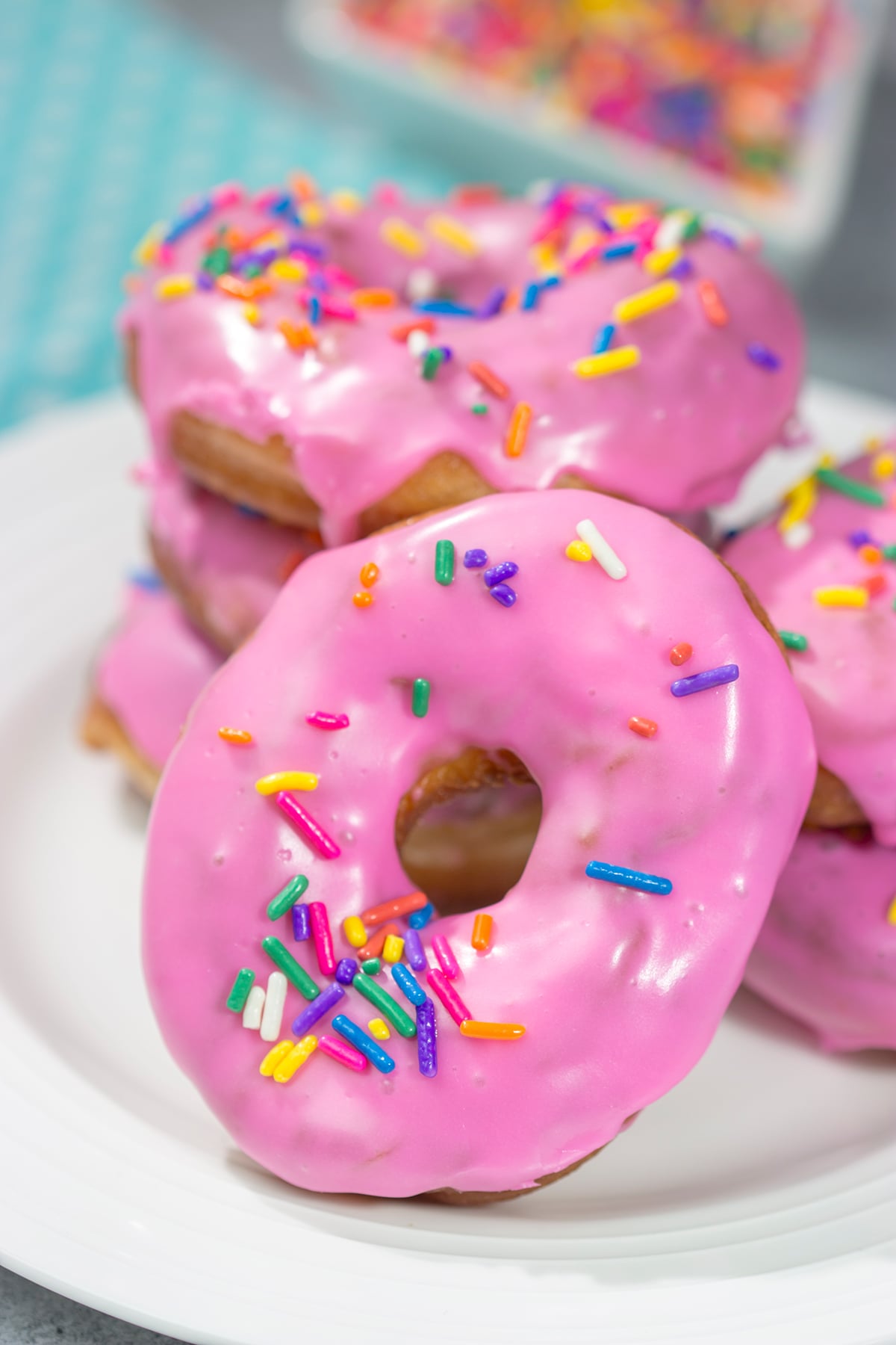 Fan of The Simpsons? Then whip up a batch of these Homer Simpson Donuts! These pink glazed doughnuts are fun...and delicious. D'oh!