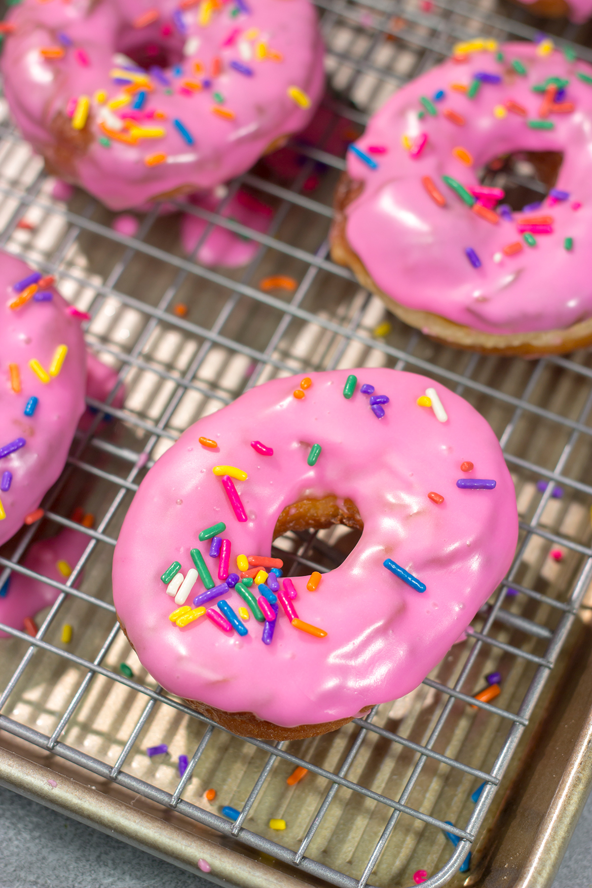 Fan of The Simpsons? Then whip up a batch of these Homer Simpson Donuts! These pink glazed doughnuts are fun...and delicious. D'oh!