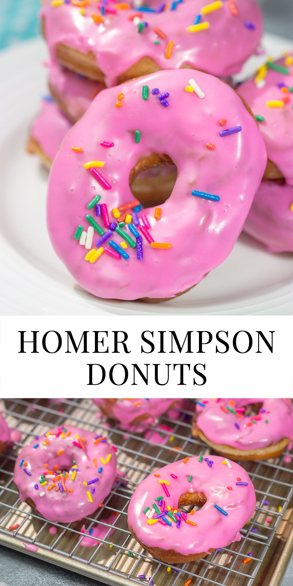 Fan of The Simpsons? Then whip up a batch of these Homer Simpson Donuts! These pink glazed doughnuts are fun...and delicious. D'oh!