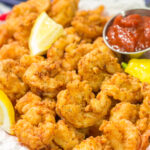 Named after a tiny fishing town on the Carolina coast, Calabash Shrimp feature a light and crispy coating. It's perhaps the best fried shrimp you'll ever eat!