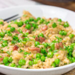 Traditionally made with fresh spring peas, Risi e Bisi is Italian comfort food at its best. This dish is creamy, flavorful and always a favorite in our house!