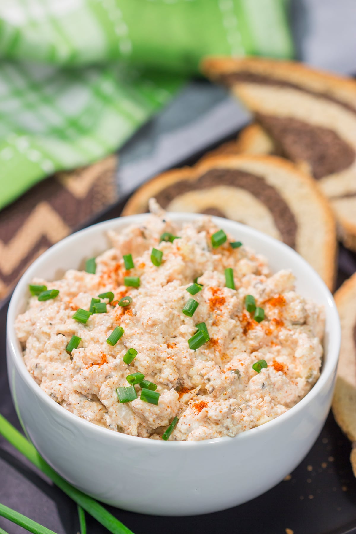 Liptauer is a tasty paprika-infused cheese spread popular throughout Austria, Hungary and Slovakia. This easy recipe is a great addition to an appetizer board!