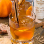 A little bit of gingerbread syrup transforms a classic cocktail into this Gingerbread Old Fashioned. This warm and cozy drink is perfect for the holidays!
