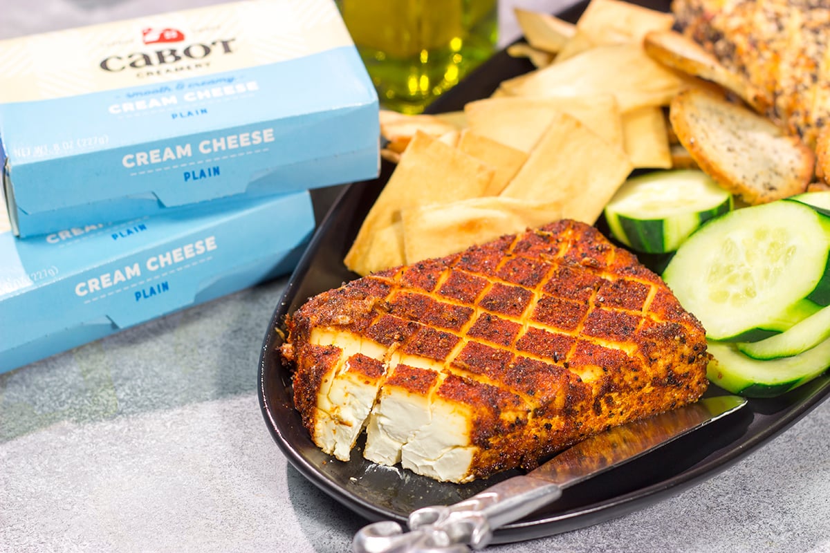 Take your appetizer game to the next level with a batch of this Smoked Cream Cheese. This easy recipe is a guaranteed party favorite!
