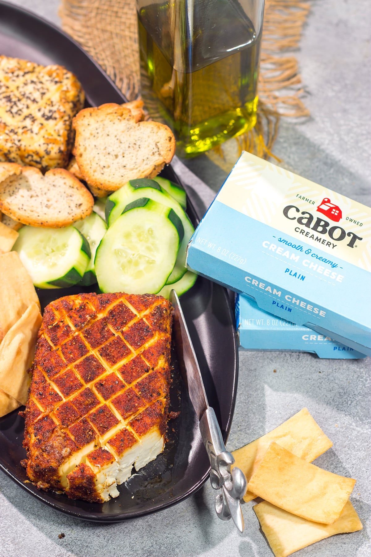 Take your appetizer game to the next level with a batch of this Smoked Cream Cheese. This easy recipe is a guaranteed party favorite!