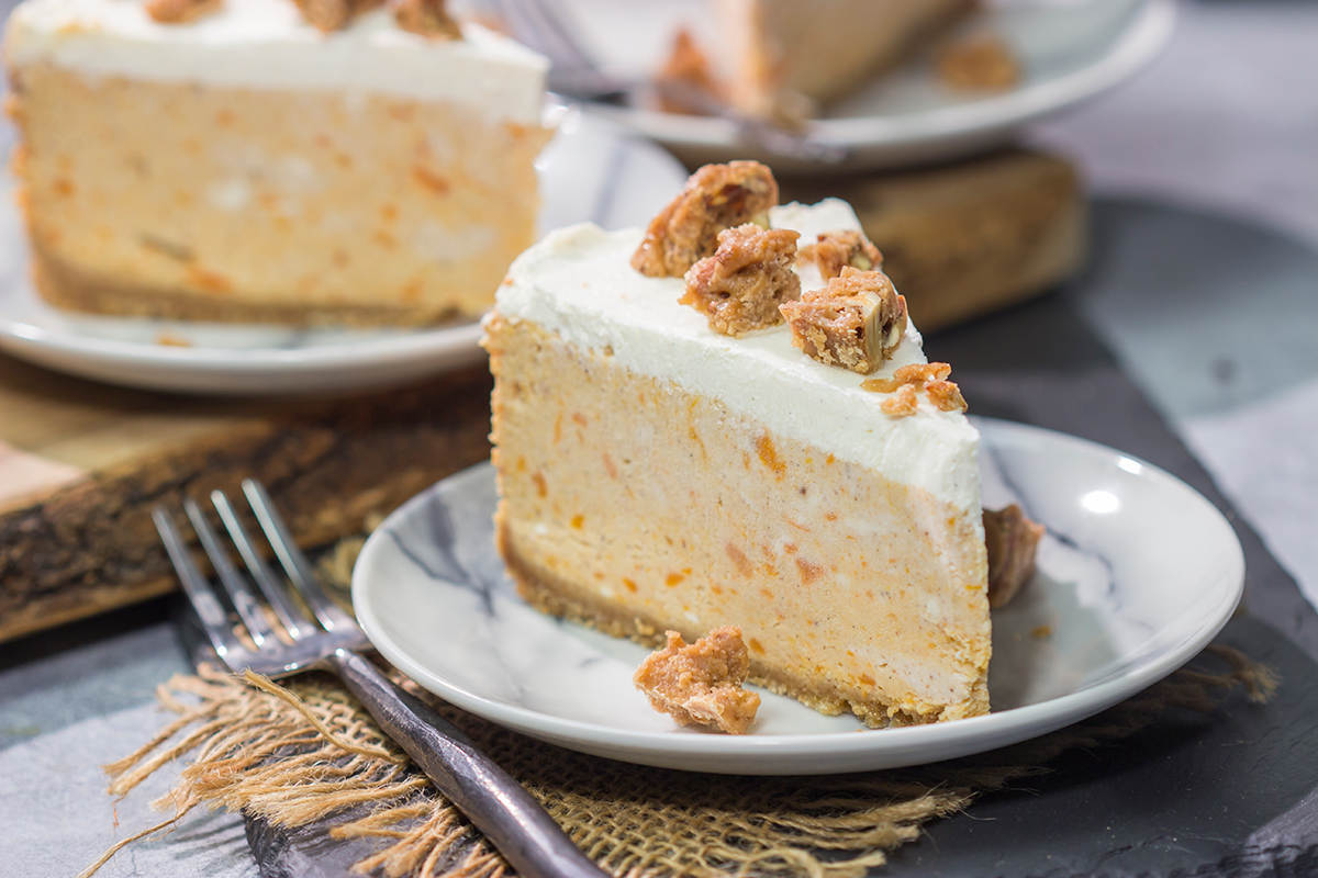 This Sweet Potato Cheesecake is a cross between a sweet potato pie and a cheesecake. It's a wonderful dessert for autumn gatherings with friends and family!