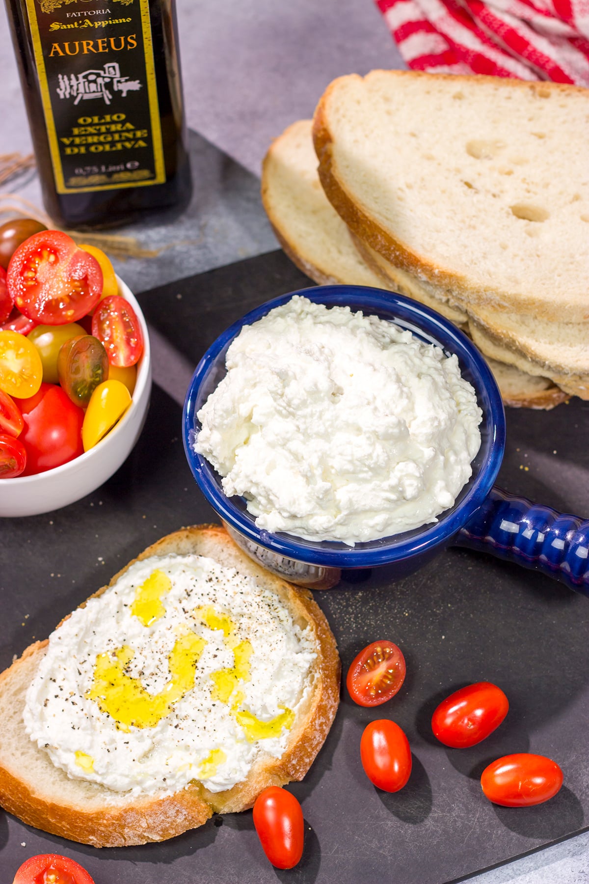This Homemade Ricotta recipe is rich, creamy and absolutely delicious! (And it's much easier to make at home that you might think.)