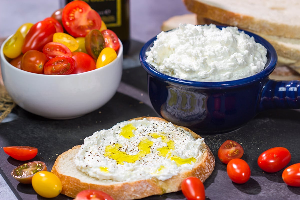 This Homemade Ricotta recipe is rich, creamy and absolutely delicious! (And it's much easier to make at home that you might think.)