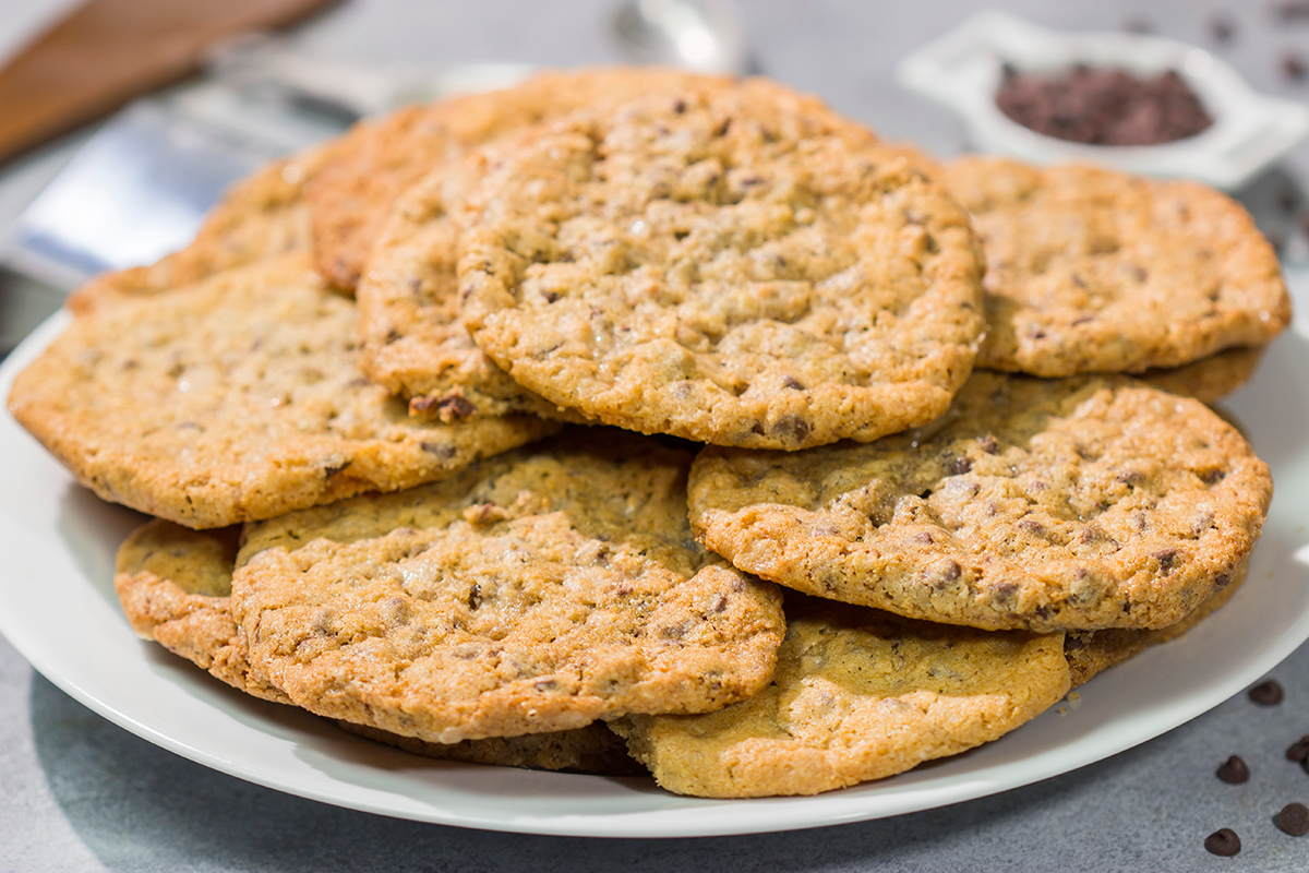 These irresistible Toffee Chocolate Chip Cookies are packed with the flavors of sweet chocolate and buttery toffee. Good luck eating just one!