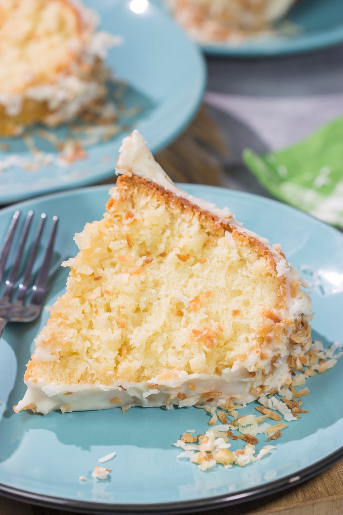 This Coconut Pound Cake is rich and buttery, and it includes a fun tropical twist thanks to the toasted coconut flakes. Grab a slice for dessert tonight!