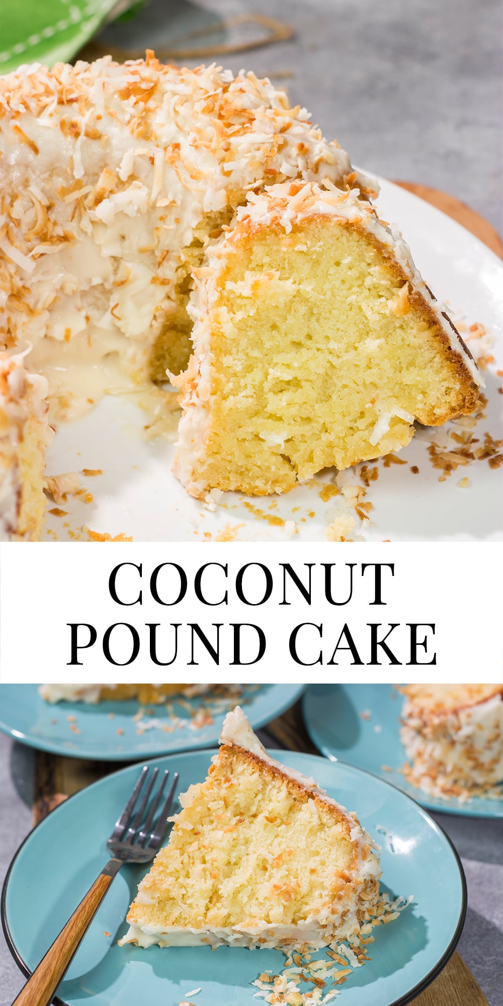 This Coconut Pound Cake is rich and buttery, and it includes a fun tropical twist thanks to the toasted coconut flakes. Grab a slice for dessert tonight!