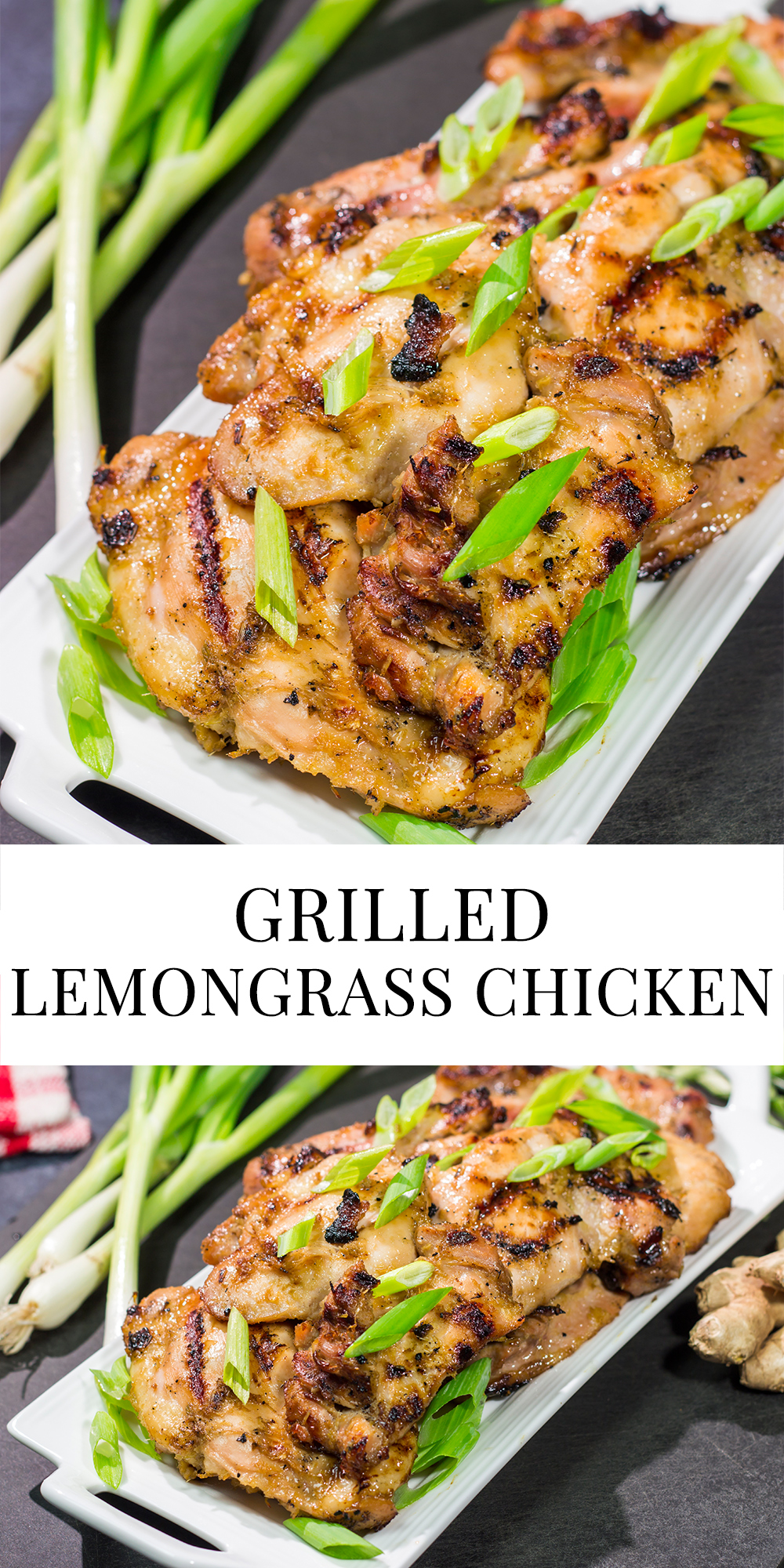 This easy Grilled Lemongrass Chicken recipe is a great option for summer grilling! The lemongrass marinade makes the grilled chicken incredibly juicy and tender.
