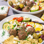 If you enjoy Greek flavors, then you'll love these Greek Meatball Bowls. The bright, bold flavors in these bowls will transport you straight to a sunny Mediterranean island!